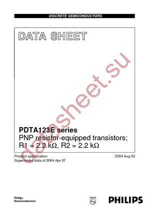 PDTA123EE T/R datasheet  